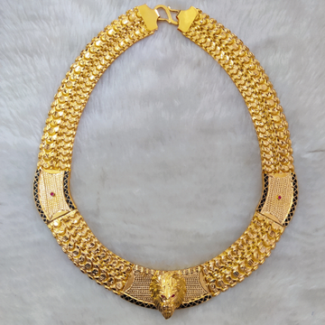 916 Gold Bahubali Lione Face Chain