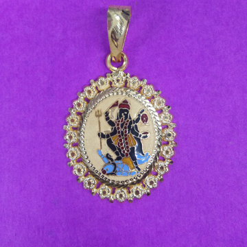 Mahakali ma mina pendant by Saurabh Aricutting
