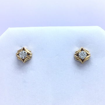 designing rose gold fancy earrings by 
