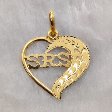 916 Gold Fancy Hand Made SRS Pendant