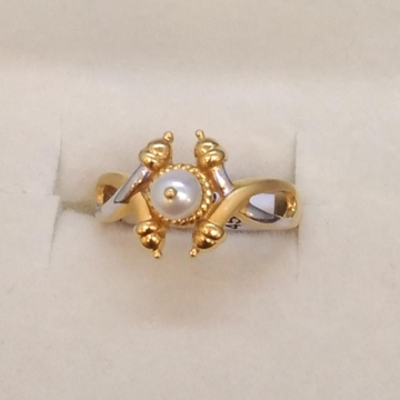 22KTGold Stylish Design Hallmark Ring For Women  by 