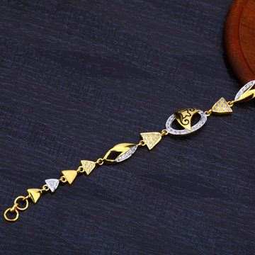Ladies 916 Gold Diamond Bracelet-LB137
