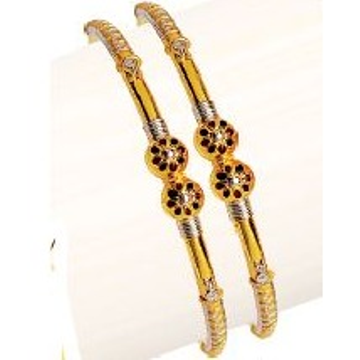 Designer 916 Gold Single Pipe Kadli by Ruchit Jewellers