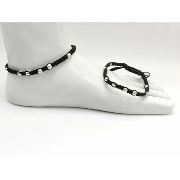 925 silver thread anklets by Veer Jewels