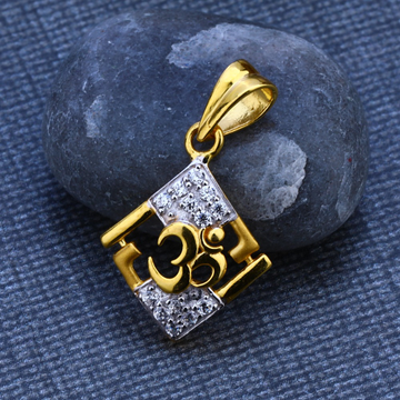 916 CZ Gold Classic God Pendant GP100