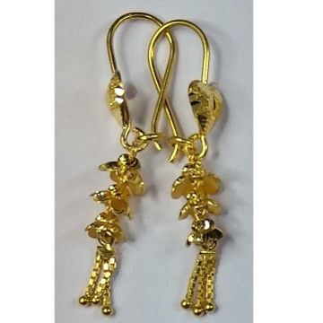 916 Gold Fancy Tardul Earrings Akm-er-106 by 