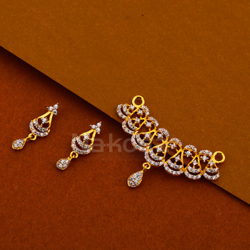 22CT Gold Delicate Ladies Mangalsutra Pendant Set...