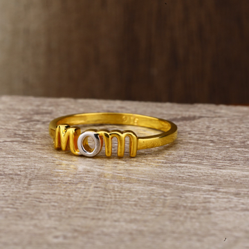 Ladies 916 Gold Fancy Mom Design Ring -LPR143
