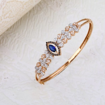 18 carat rose gold classic ladies kada bracelet RH...