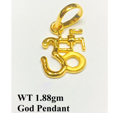 22K Om God Pendant by 