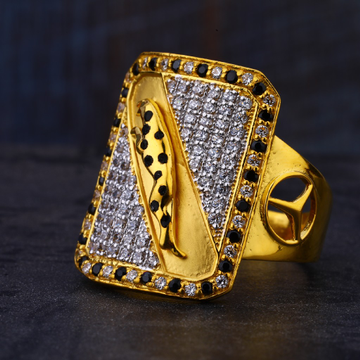 916 Gold Mens Designer Ring MR526