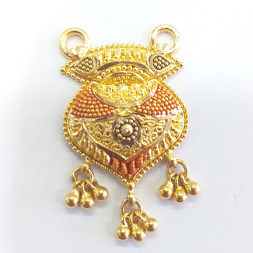 Gold 91.6 fancy mangalsutra pendant by 