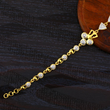 916 Gold Ladies Bracelet LB424