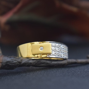 916 Gold CZ Fancy Ring MK-R08 by 