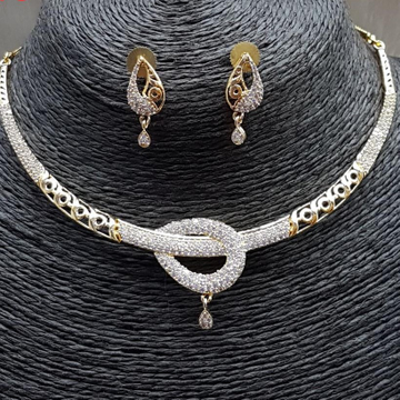 22k cz slider woman set pj ns002