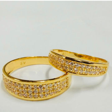 22 kt gold  couple ring by 