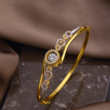 Gold Single Diamond Bracelet by 