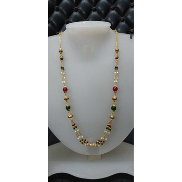 916 Colored Stone Chain Mala by Celebrity Jewels