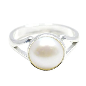 6.25 RATTI PEARL SILVER RING by 