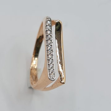 18k rose gold Fine fancy ring by Sangam Jewellers