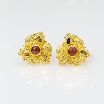 22 carat gold traditional ladies earrings RH-LE804