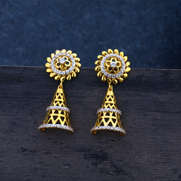 Ladies 22K Occasional jummar earring -LJE26