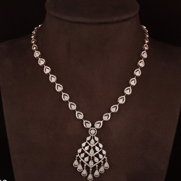 18KT Gold Royal Diamond Necklace by 