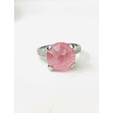 92.5 Sterling Silver Beautiful Single Stone Micro... by 