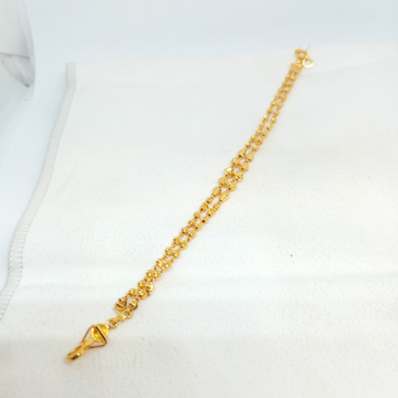 916 gold chain bracelet by Rangila Jewellers