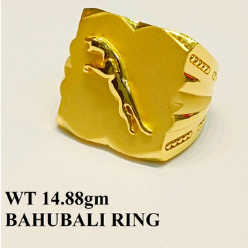 22K Bahubali Jaguar Ring by 