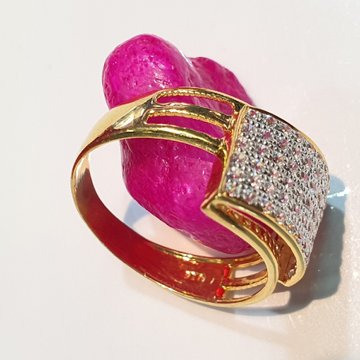916 Gold Mini Diamond Ring by 