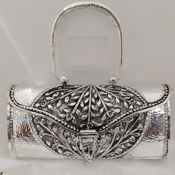 Stylish and 925 Pure Silver Clutch With Handle PO-... by 