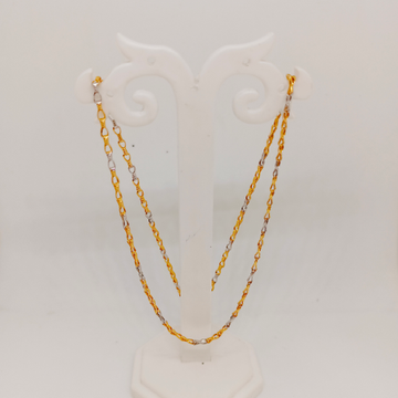 Gold indo italian chain by Ghunghru Jewellers