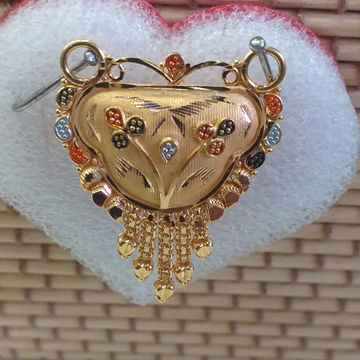 22k gold Delicate mangalsutra pendant by 