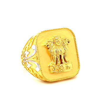 22K Ashoka Lion Ring by 