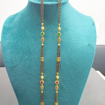 22crt Gold Antique Mangalsutra by Suvidhi Ornaments