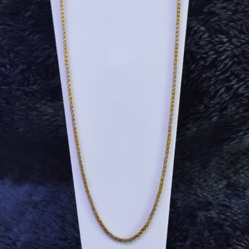 22KT/916 Yellow Gold Belcher Rodiyam Chain For Uni...