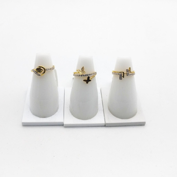 916 hallmark ring design c.z by Saideep Jewels