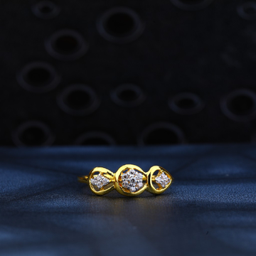 22ct Gold Cz Diamond Ring LR143
