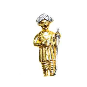 22k Gold Jalaram Bapa Pendant MGA - GP008