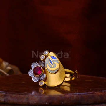 916 Gold CZ Exclusive Ladies Antique Ring LAR363