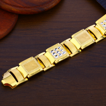 Mens Gold Bracelet-MPB87