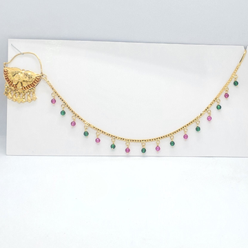 Gold 91.6 Fancy Ladies Nath by 
