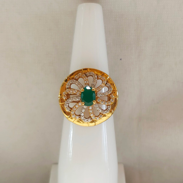 22 CRT 916 Hallmark Colour Stone Ring by Sonamahor Jewellers
