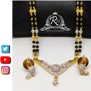 22 carat gold daimond mangalsutra RH-Ms203