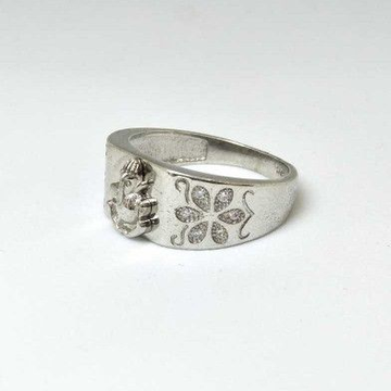Ganesha hand carved sterling silver ring | Wonderwheel Store