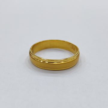 916 gold plain ladies and gents ring by 