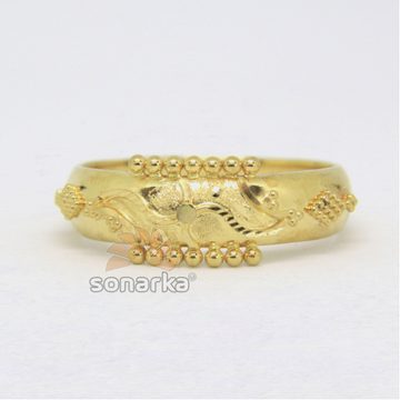 22ct 916 Yellow Gold Ladies Ring Indian Rasrava Ba... by 