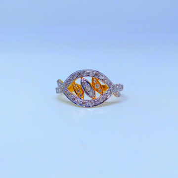22 KT 916 Hallmark Fancy diamond Ladies Ring by Harekrishna Gold