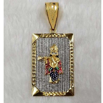 22KT Gold Krishna Pendant